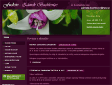 Tablet Screenshot of fuchsie-buchlovice.eu